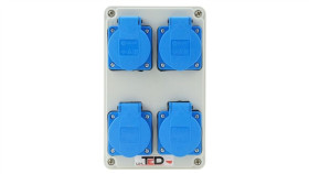 Rozdzielnica Budowlana Biwak 4Gs 230V 02.023