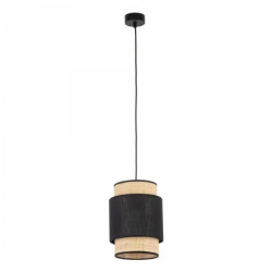 Lampa wisząca BOHO NEW 1 - punktowa Czarny / słomkowy 5656 TK Lighting