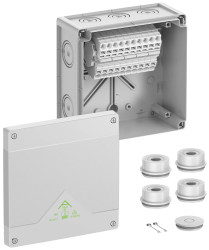 Skrzynka przyłączeniowa Spelsberg Abox SL-10², IP55, IP66, (D x S x W) 182 x 182 x 90 mm, szary, 1 szt.