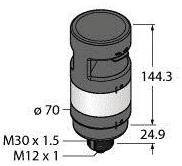 Kolumna sygnalizacyjna Turck TL70YAQ 3095607 1 szt.
