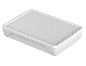 Obudowa ABS szerokość zew. 198 mm długość zew. 285 mm wys. zew. 46 mm Bopla