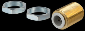 Plug connection, straight (bulkhead), Ø 10 mm <> Ø 10 mm