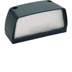 HP 28219 Number plate light rear Open cable ends Black 12 V Trailer Lighting