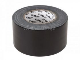 Taśma zbrojona KEMOT 75mm x 50m klejąca czarna
