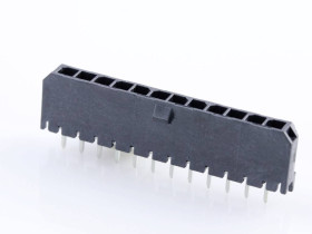 Molex Listwa kołkowa, męska, do wbudowania, standardowa Ilość pinów 12 Wymiary siatki: 3.00 mm 436501227 1 szt. paleta