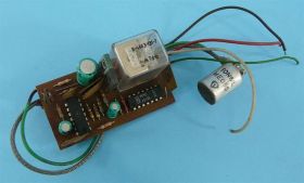 PŁYTKA Z MIKROFONEM I PRZEKAŹNIKIEM