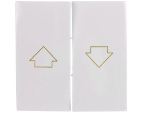 Simon 54 Klawisz do przycisku żaluzjowego SZP1WM biały DKZP1W/11