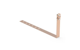 Uchwyt pod dachówkę L-450mm H-150mm miedziany z zaczepem skręcany 10.4/Z/S CU /91003203/