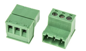 Listwa zaciskowa PCB 3 -pinowe raster 5.08mm Montaż na kablu Żeński RS PRO