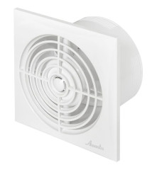 Wentylator wyciągowy fi 125 13,5W 175m3/h 230V IPX4 biały wył. czasowy, czujnik wilgoci SILENCE WZ125H