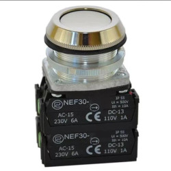 Przycisk ster. bialy W0-NEF30-K 2X2Y B