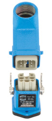 Harting 10360080009 Zestaw złączy męskich Łączna ilość styków: 8 1 szt.