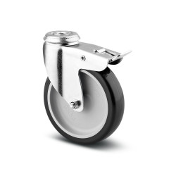 Koło samonastawne średnica kabla 100mm Tente 70kg wysokość całkowita 125mm