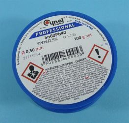 Sn60Pb40 SW-26 Q 0,50 100g CYNEL SPOIWO