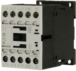 Power contactor, 3 pole, 22 A, 1 Form B (N/C), coil 24 VDC, screw connection, 290108