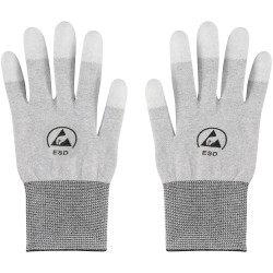 TRU COMPONENTS TC-12539860 ESD gloves Light grey Size XL 1 Pair