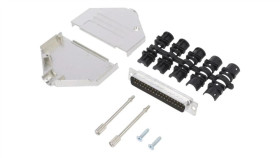 Dtzk-37Mssl Męskie Proste Lutowanie Na Przewód Gold Flash D-Sub Pin 37