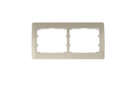 SISTENA LIFE Ramka podwójna pozioma arctic 771002