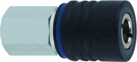 Szybkozłączka pneumatyczna RS PRO 1/4 in Female rodzaj Żeński Gwintowany Stal powlekana cynkiem