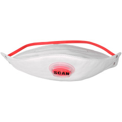 Scan DTC3Z-F FFP3 Tri Fold Valved Disposable Mask FFP3 (Pack 3)