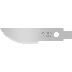 Martor 679.50 Replacement Blade Convex Steel 32x7x0.5mm 10 Pieces