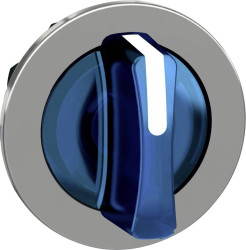 Schneider Electric ZB4FK1563 ZB4FK1563 Element czołowy przełącznika wyboru płaski, resetowalny (Ø) 30.5 mm chrom, niebie