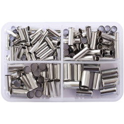 Quadrios 2010C393 Wire-End Sleeve Set 135 pcs Uninsulated 4-16 mm&#xB2;