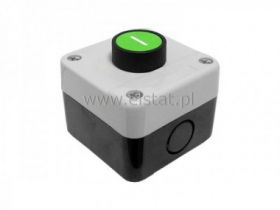 Przycisk chwilowy zielony w obud.NO SALB102