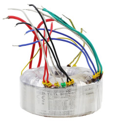 Transformator toroidalny 300VA Indel TSTL 300/001 230V (400V, 3x70V, 3x6,3V) do wzmacniaczy lampowych