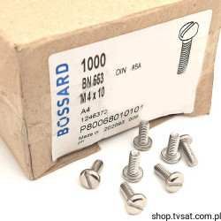 1246372 M4x10/BN653 DIN85A SCREW BOSSARD