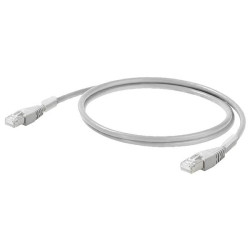 Weidm&#xFC;ller 2661950040 RJ45 Network cable CAT 6A S/FTP Grey 0.40 m