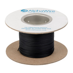 Alpha Wire 6712 BK005 Eco Wire 24AWG Black (30.5m Reel)