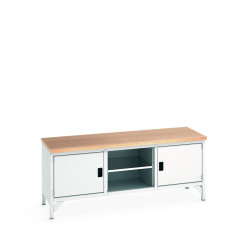 Stół warsztatowy szer. 750mm Nie Stół do przechowywania Blacha stalowa dł. 2000mm wys. 840mm