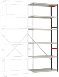 Moduł rozszerzający do regału Manuflex, RP1422.3003