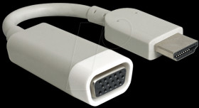 65469 HDMI-A plug &gt; VGA socket adapter cable