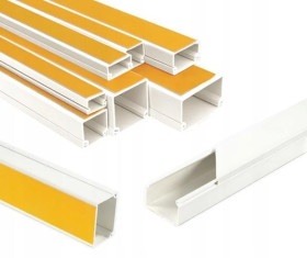 Listwa elektroinstalacyjna LS 25x16 biała /2m/ korykto kablowe z pokrywą kanał kablowy 25x16 Samoprzylepna