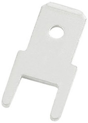 Konektor płaski Męski 4.75 x 0.8mm długość 12.7mm Izolacja: Nieizolowane Cyna