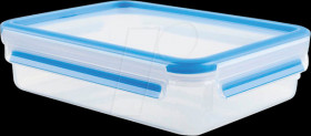 508542 EMSA food storage container CLIP &amp; CLOSE blue 1.2 l