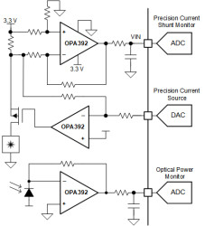 Quad, low-offset (10 μV), low-noise (6 nV/rtHz) femtoampere-bias-current e-trim™ op amp