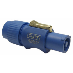 Cliff FM12301 CLIFFCON-P power in plug, screw, with keyway, 250VAC, 20A