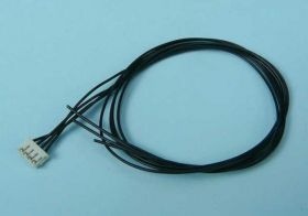 HK04B-BLACK GN.4-PIN Z KABEL.30cm AWG30