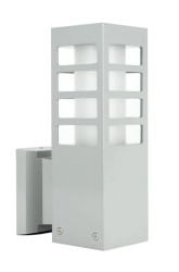 Kinkiet zewnętrzny RADO III K AL, E27 max 18W, kolor srebrny 0438621