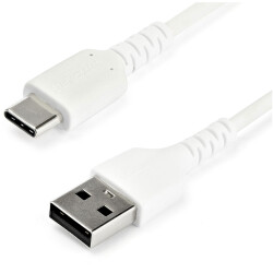 StarTech.com RUSB2AC1MW 1m USB A to USB C Charging Cable - Durable Fast Charge