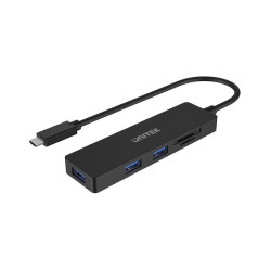 HUB USB-C 3.1 3xUSB UNITEK H1108B czytnik kart micro SD