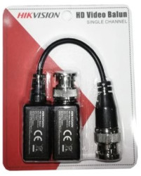 Konwerter wideo Hikvision. 1 kanłowa transmisja. Dystans transmisji max. 200 m. Złącze BNC