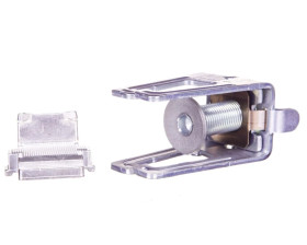 Zacisk szczękowy 25mm płaskownik AKS-CU-BAND 107197