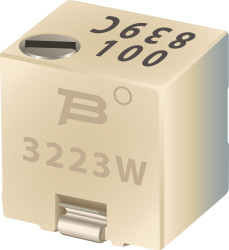 Potencjometr dostrojczy SMD 0.125W 11 -zwoje