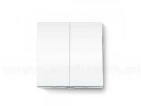 Podwójny, jednobiegunowy wyłącznik światła Smart (TP-Link Tapo S220)