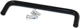 Handle, straight, PA/aluminum, (W x H x D) 122 x 38 x 8 mm, black, 1427U3BK