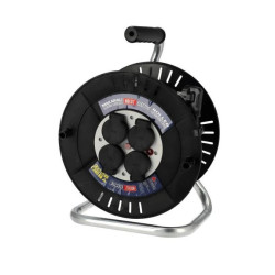 Przedłużacz bębnowy 4-gniazdowy ,IP44, czarny, 3X2,5mm 30m 310.130.302 HOROZ